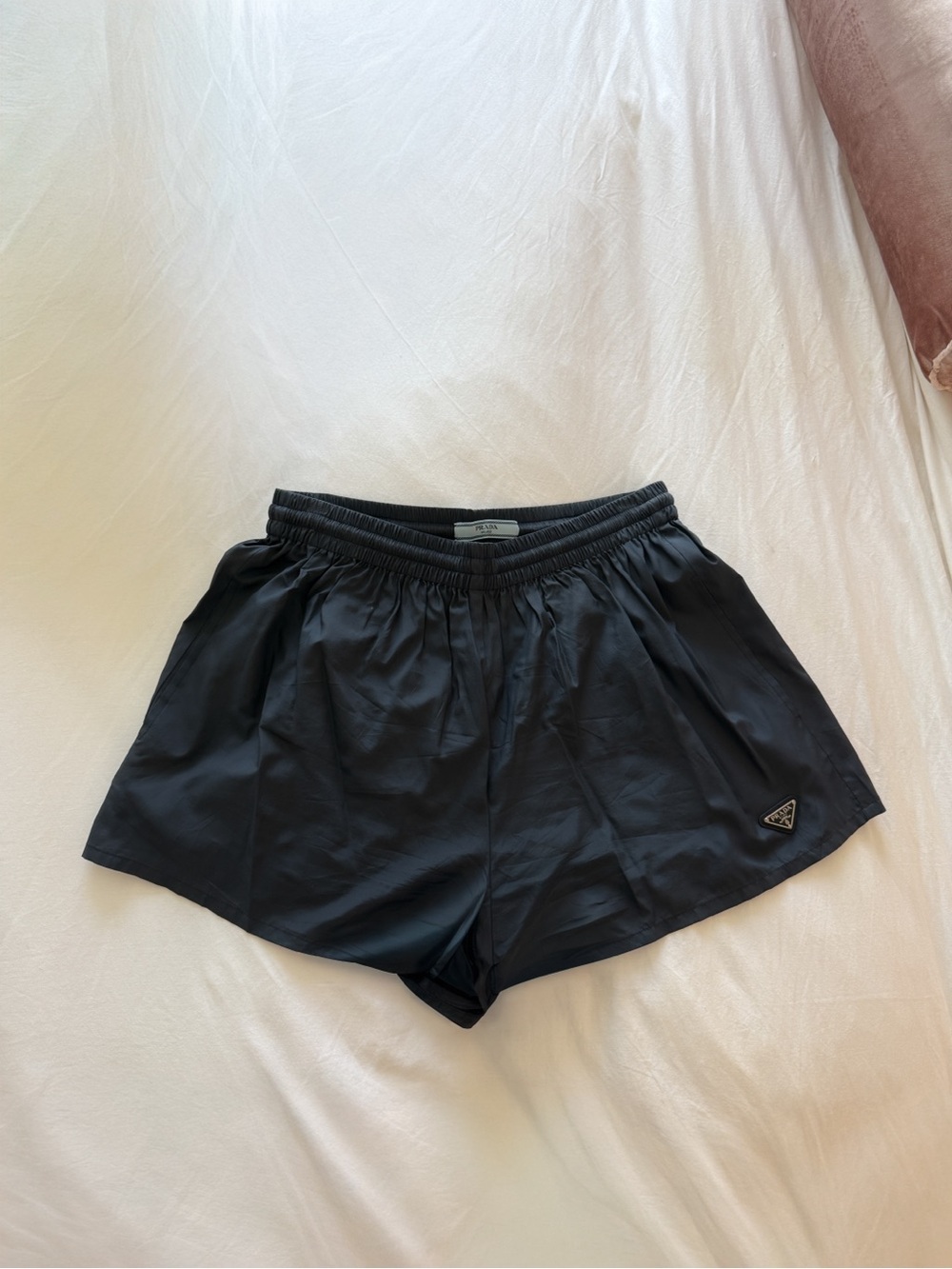 Prada Nylon Navy Shorts - Picture 2 of 6